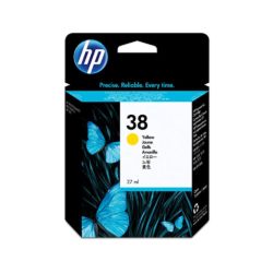 hp 38 Ink Cartridge, Yellow Single Pack, C9417A